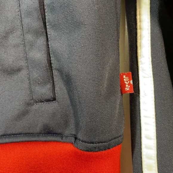 Vintage Levis Zip Up Warm Up Jacket Size M - Picture 8 of 13
